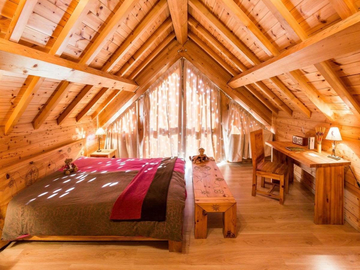 Chalet 6 Pers Avec Spa, Terrasse Plein Sud A Saint-Michel-De-Chaillol - Fr-1-393-22 Exteriör bild