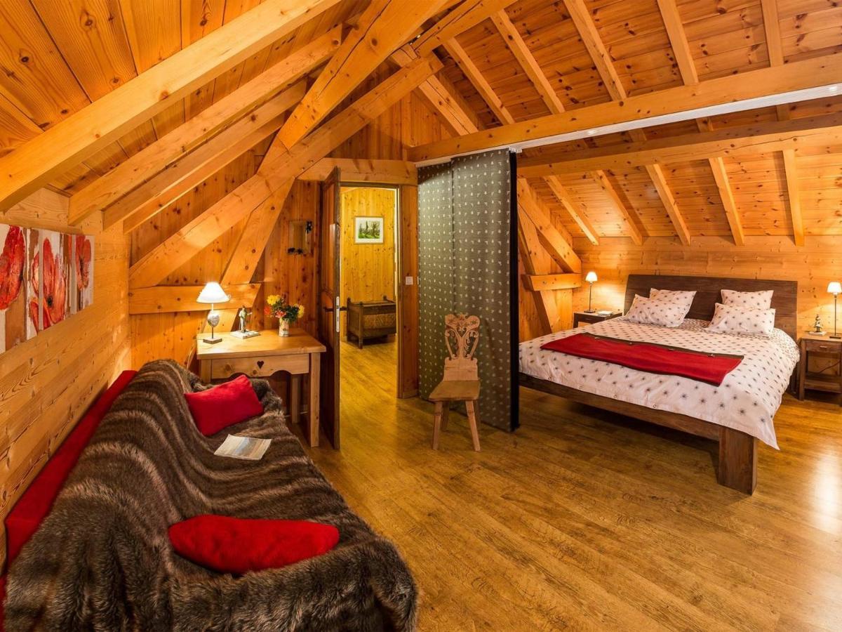 Chalet 6 Pers Avec Spa, Terrasse Plein Sud A Saint-Michel-De-Chaillol - Fr-1-393-22 Exteriör bild