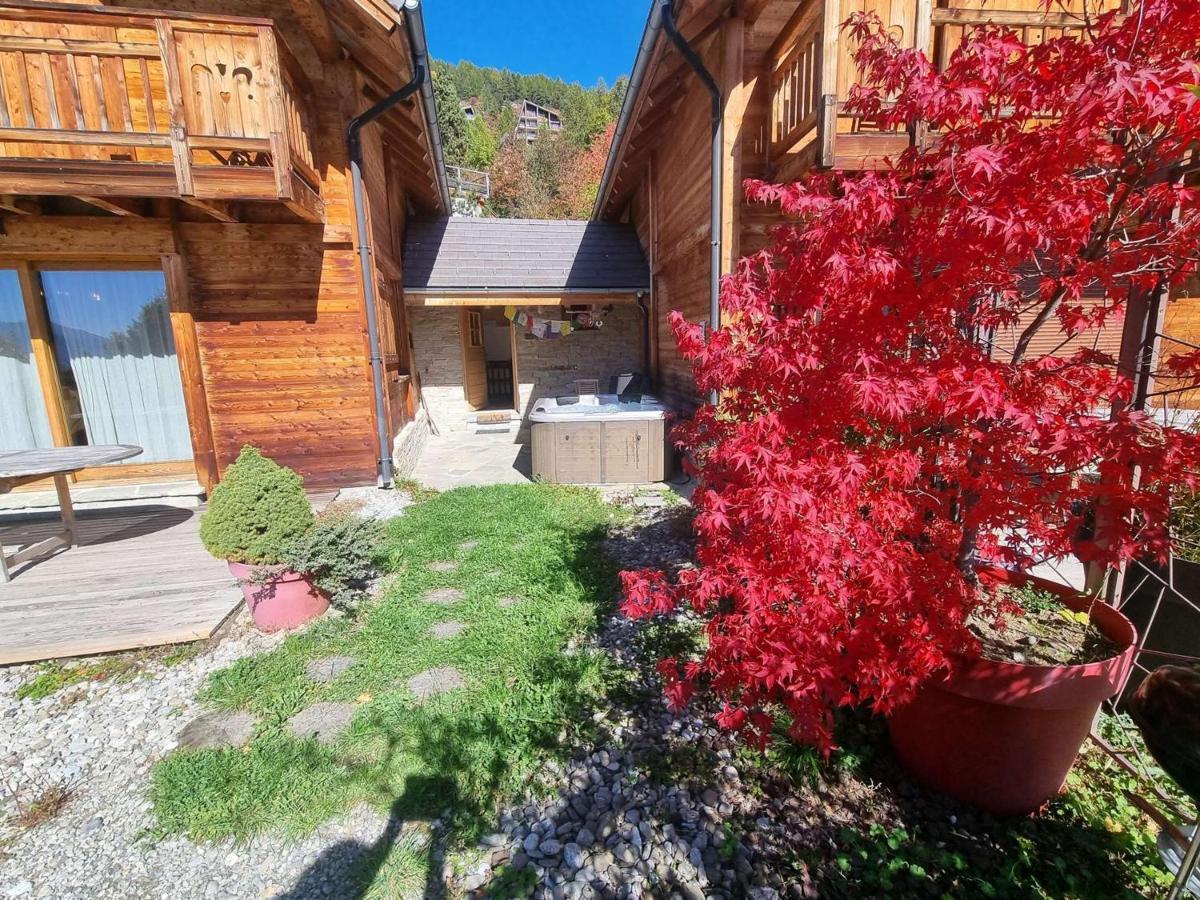 Chalet 6 Pers Avec Spa, Terrasse Plein Sud A Saint-Michel-De-Chaillol - Fr-1-393-22 Exteriör bild