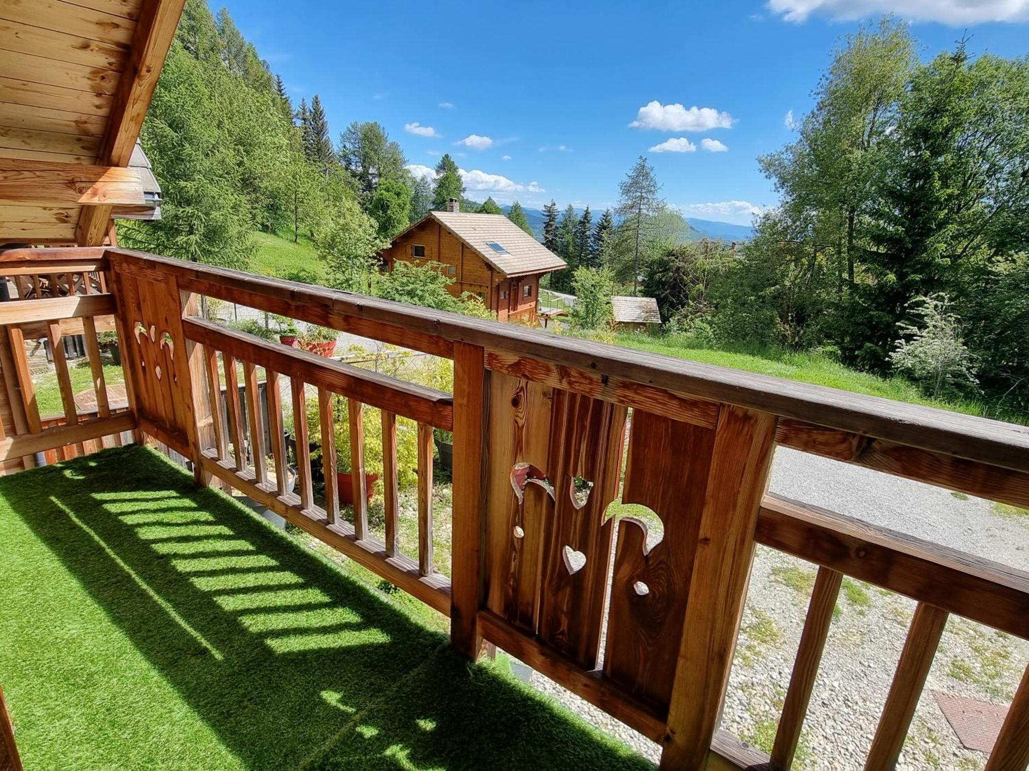 Chalet 6 Pers Avec Spa, Terrasse Plein Sud A Saint-Michel-De-Chaillol - Fr-1-393-22 Exteriör bild