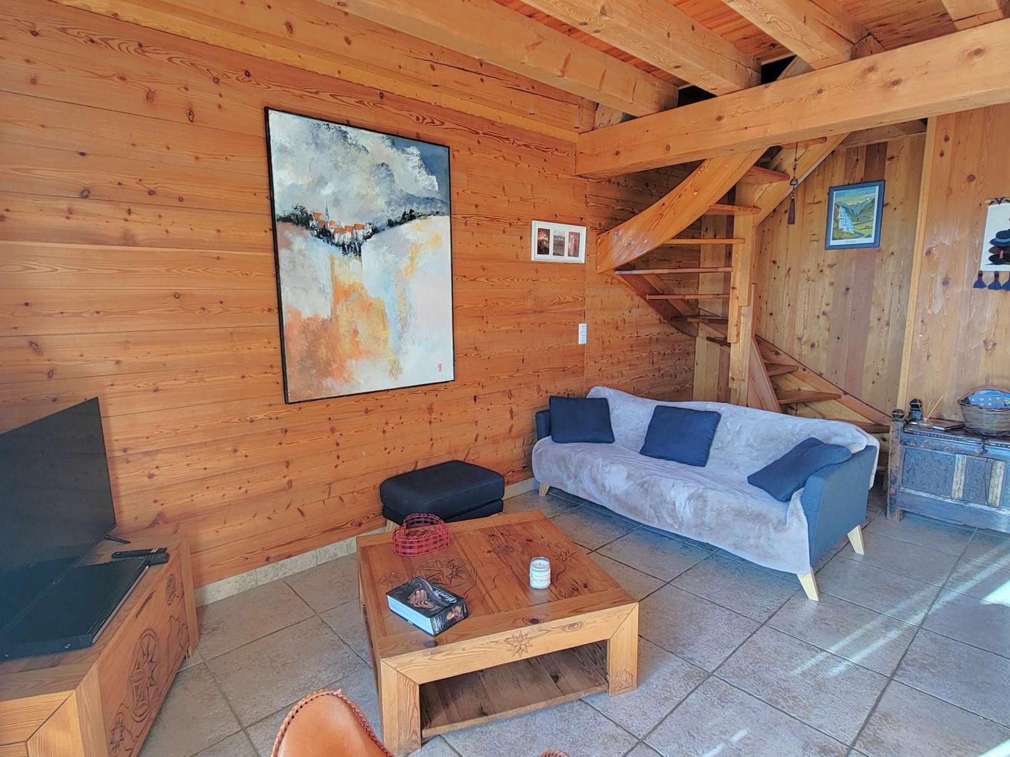 Chalet 6 Pers Avec Spa, Terrasse Plein Sud A Saint-Michel-De-Chaillol - Fr-1-393-22 Exteriör bild