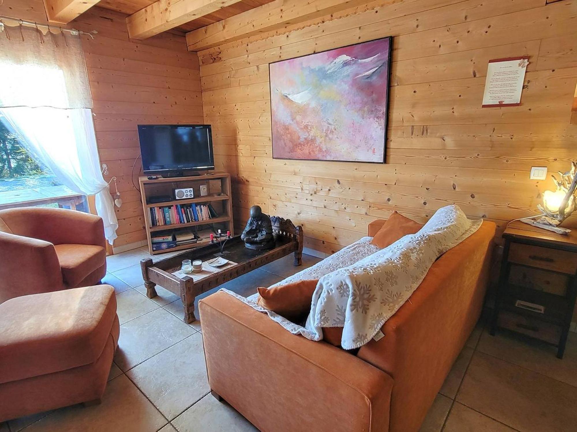 Chalet 6 Pers Avec Spa, Terrasse Plein Sud A Saint-Michel-De-Chaillol - Fr-1-393-22 Exteriör bild