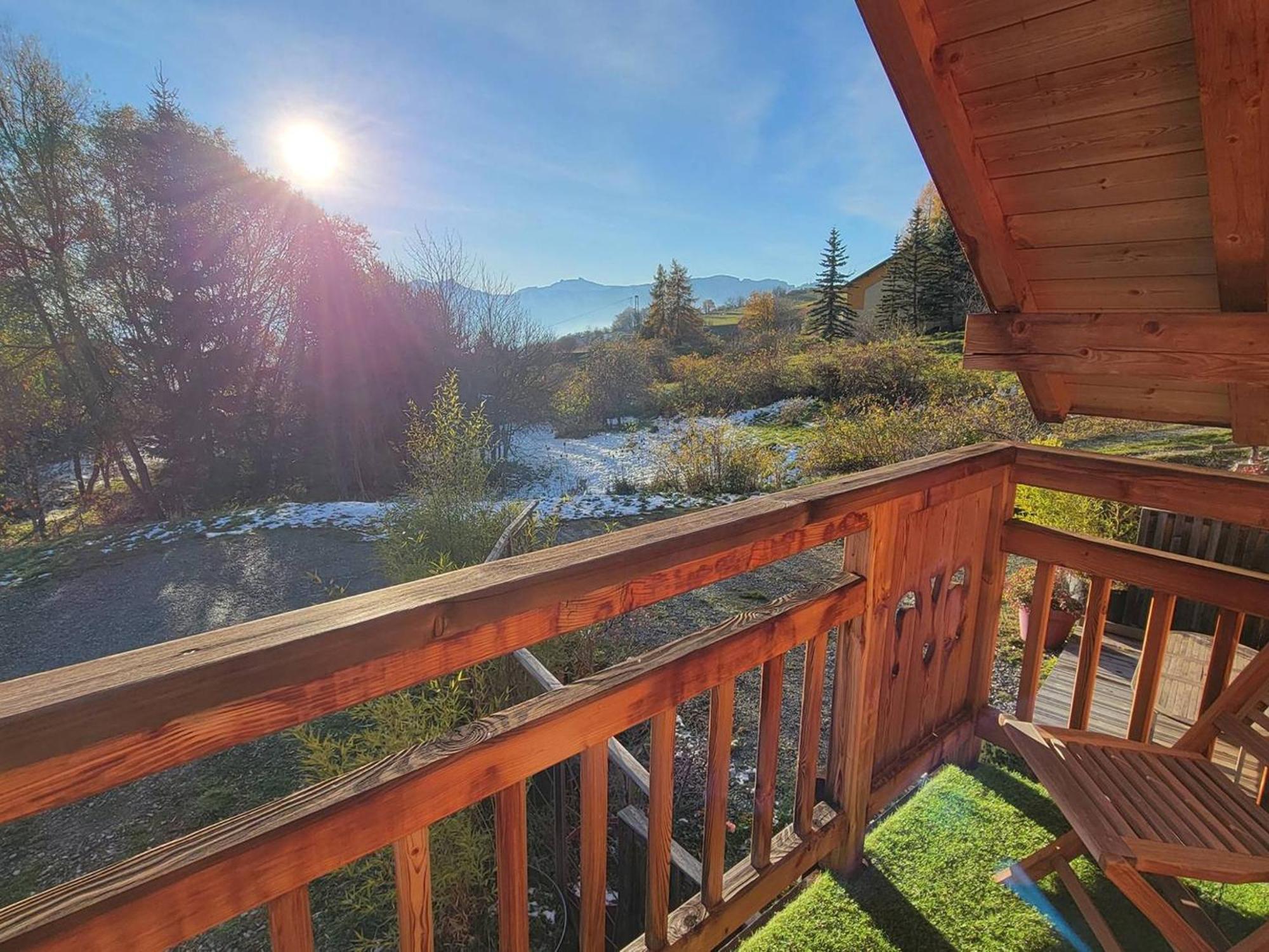 Chalet 6 Pers Avec Spa, Terrasse Plein Sud A Saint-Michel-De-Chaillol - Fr-1-393-22 Exteriör bild
